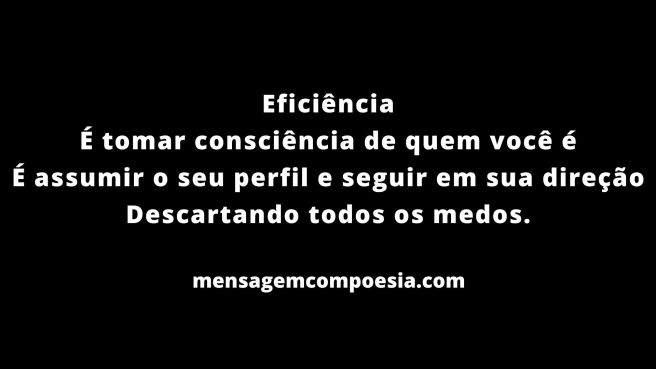eficiência 