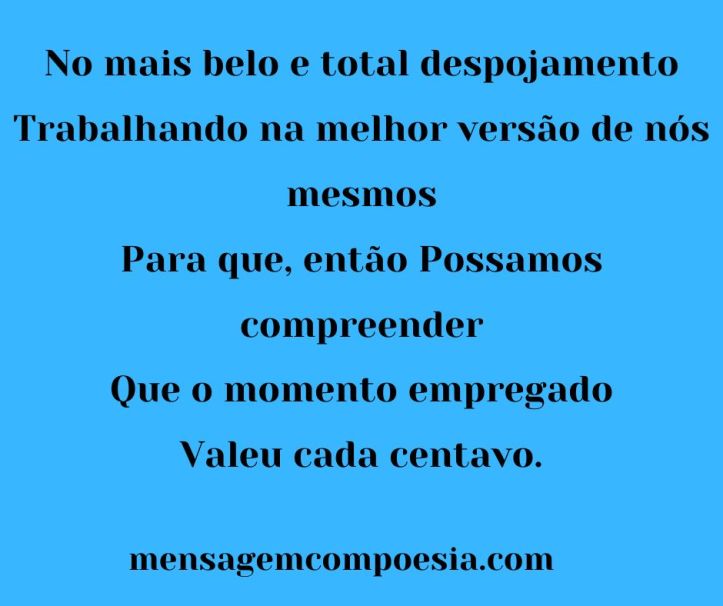 O mais belo trabalho 