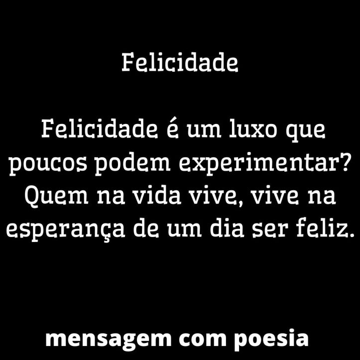 Felicidade 