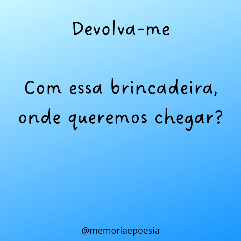 Devolva-me 
nanoconto